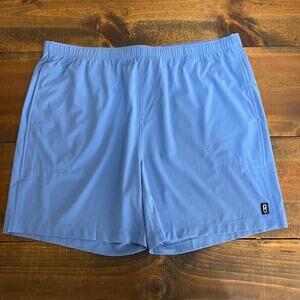 Rhone 7” Essentials Training Shorts Unlined Men's XXL Blue Elastic Waistband